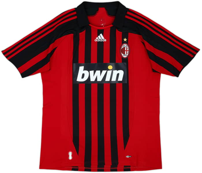 2007-08 AC Milan Home Shirt Ronaldo #99 - 9/10 - (L)