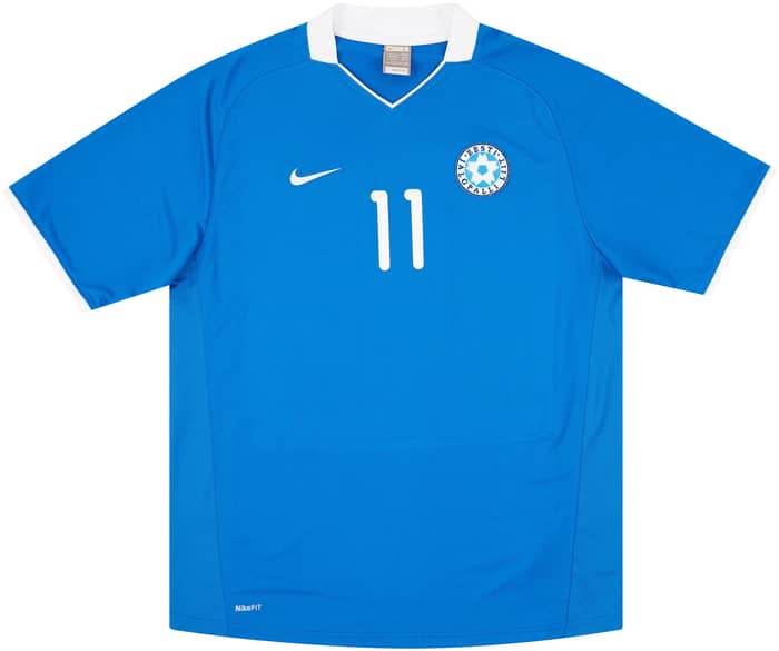 2008-09 Estonia Match Issue Home Shirt #11