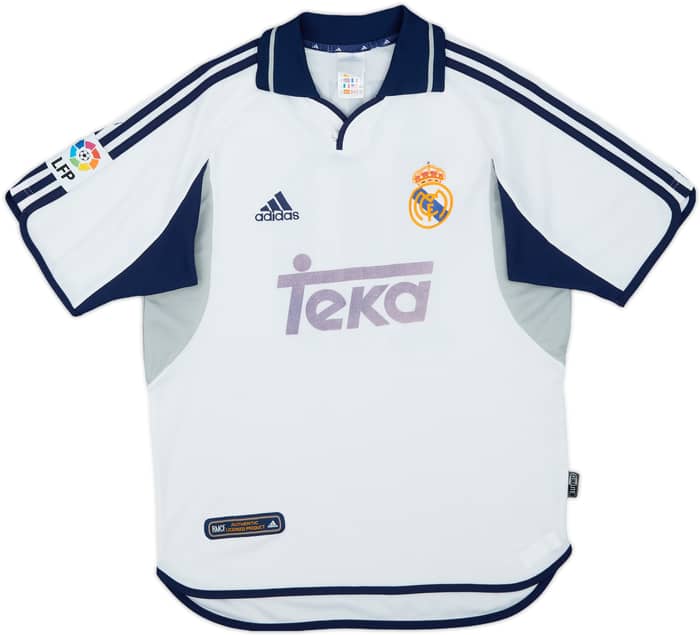 2000-01 Real Madrid Home Shirt Figo #10 - 5/10 - (S)