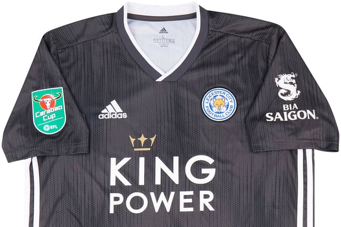 2019-20 Leicester City Match Issue Away Shirt Morgan #5 (v Aston Villa)