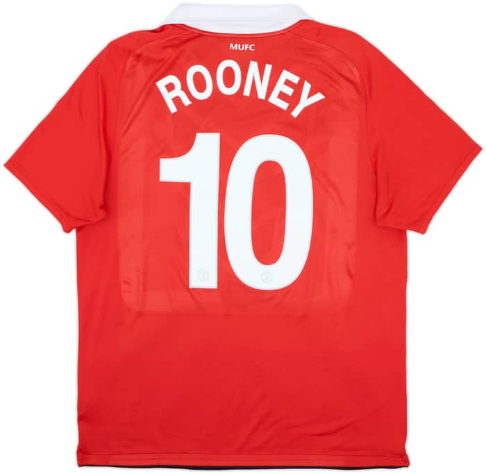 2010-11 Manchester United Home Shirt Rooney #10 - 5/10 - (L)
