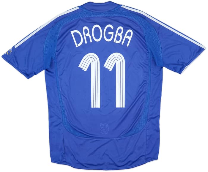 2006-08 Chelsea Home Shirt Drogba #11 - 6/10 - (M)