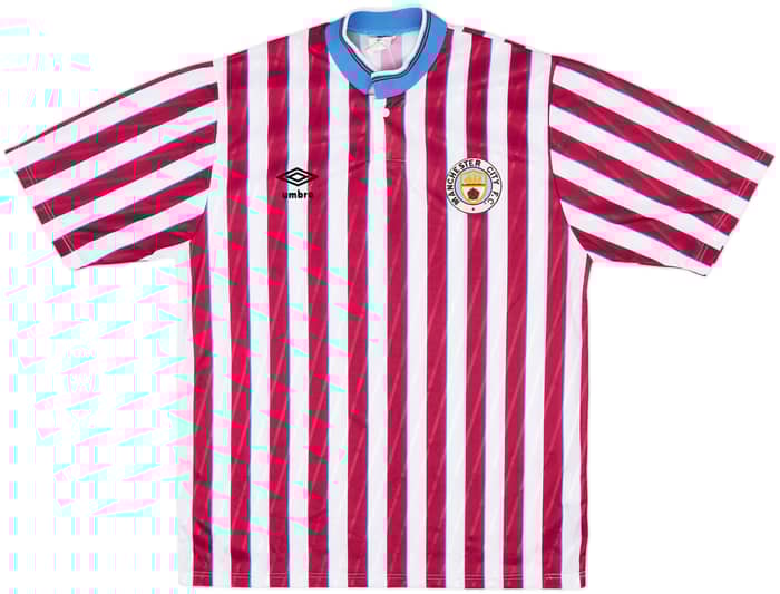 1988-90 Manchester City Away Shirt - 9/10 - (M)