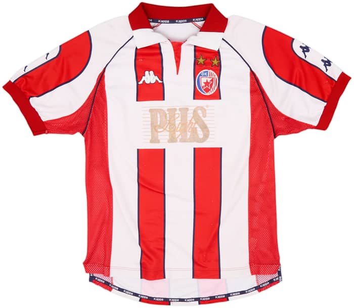 1999-00 Red Star Belgrade Home Shirt - 4/10 - (L)
