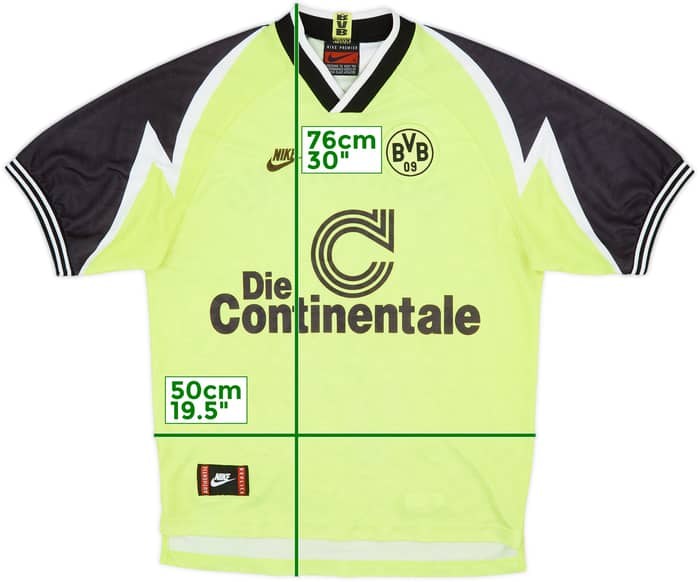 1995-96 Borussia Dortmund Home Shirt - 6/10 - (M)