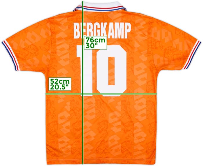 1994 Netherlands Home Shirt Bergkamp #10 - 7/10 - (L)
