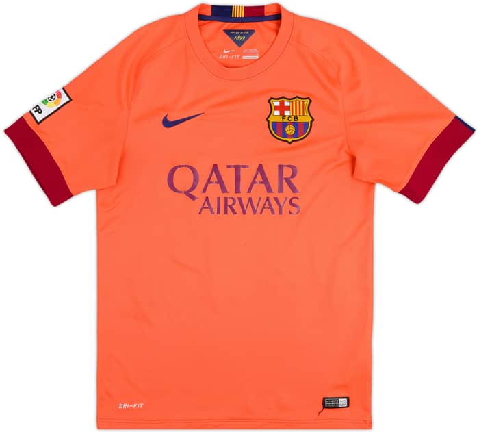 2014-15 Barcelona Away Shirt Messi #10 - 5/10 - (S)