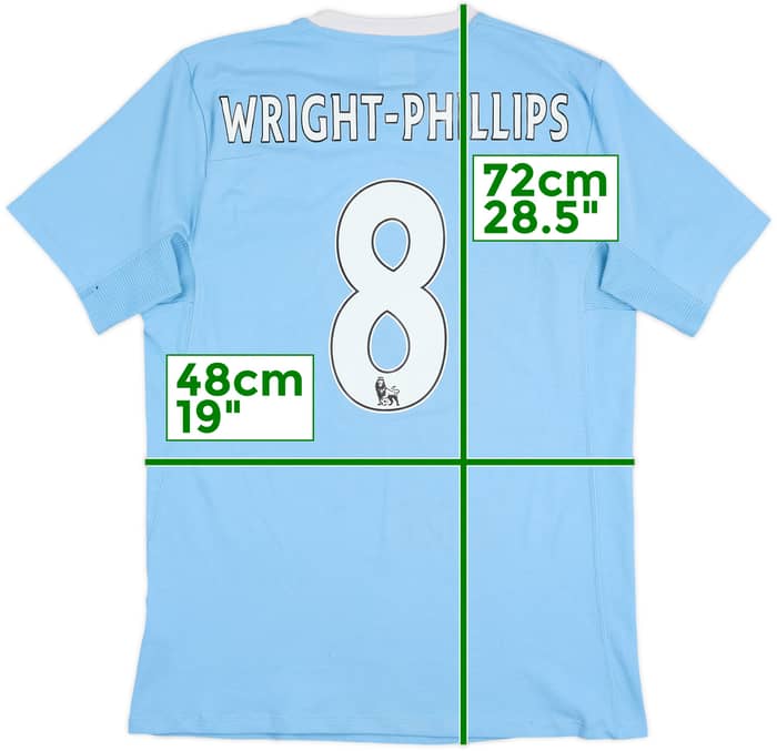 2009-10 Manchester City Home Shirt Wright-Phillips #8 - 5/10 - (M)