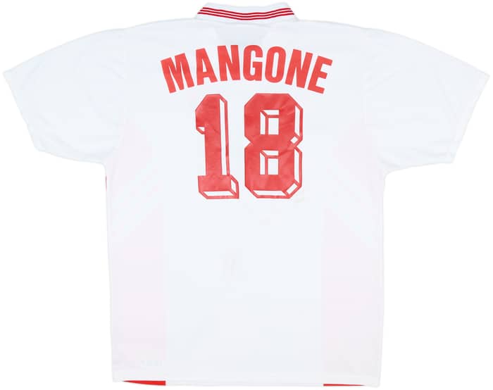 1995-96 Bari Home Shirt Mangone #18 - 6/10 - (XL)