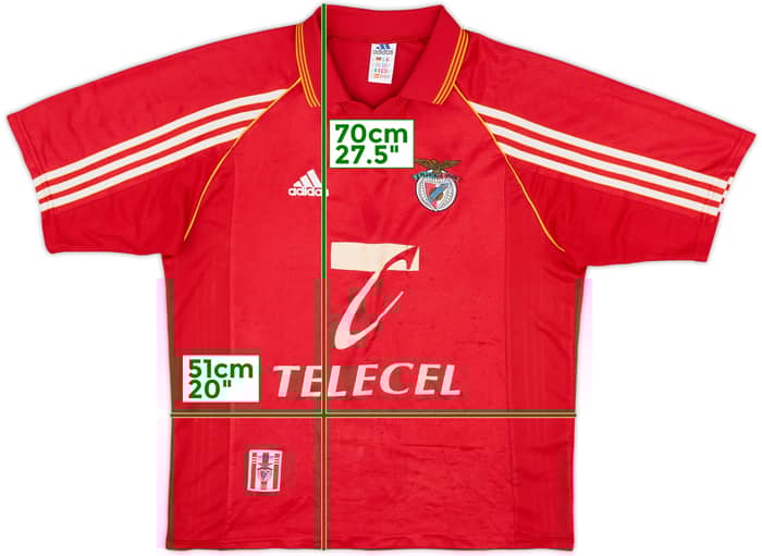 1998-99 Benfica Home Shirt - 6/10 - (M)