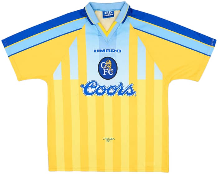 1996-97 Chelsea Away Shirt Gullit #4 - 8/10 - (L)