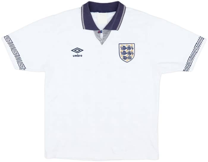 1990-92 England Home Shirt - 9/10 - (XL)
