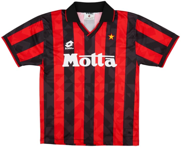 1993-94 AC Milan Home Shirt - 9/10 - (M)