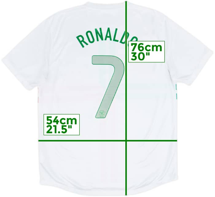 Camiseta de visitante de Portugal 2012-13 Ronaldo #7 - 9/10 - (L)