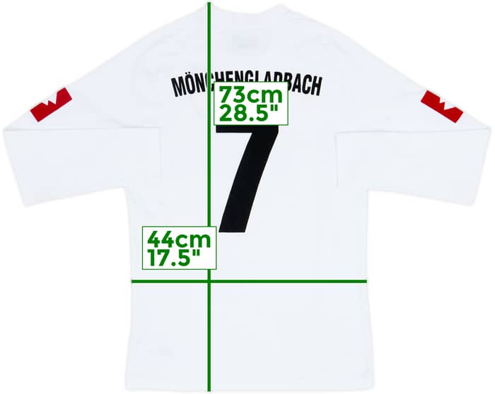 2005-06 Borussia Monchengladbach Home L/S Shirt #7 - 7/10 - (M)