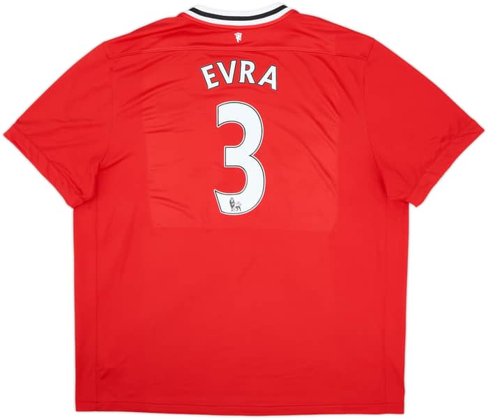 2011-12 Manchester United Home Shirt Evra #3 - 8/10 - (3XL)