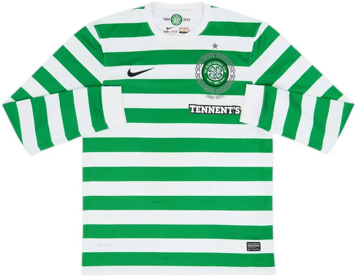 2012-13 Celtic '125th Anniversary' Home L/S Shirt - 5/10 - (M)