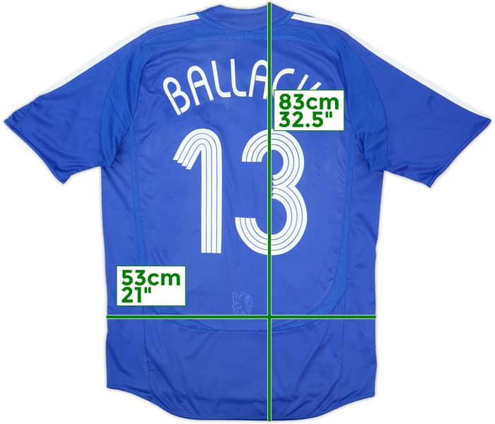 2006-08 Chelsea Home Shirt Ballack #13 - 5/10 - (L)