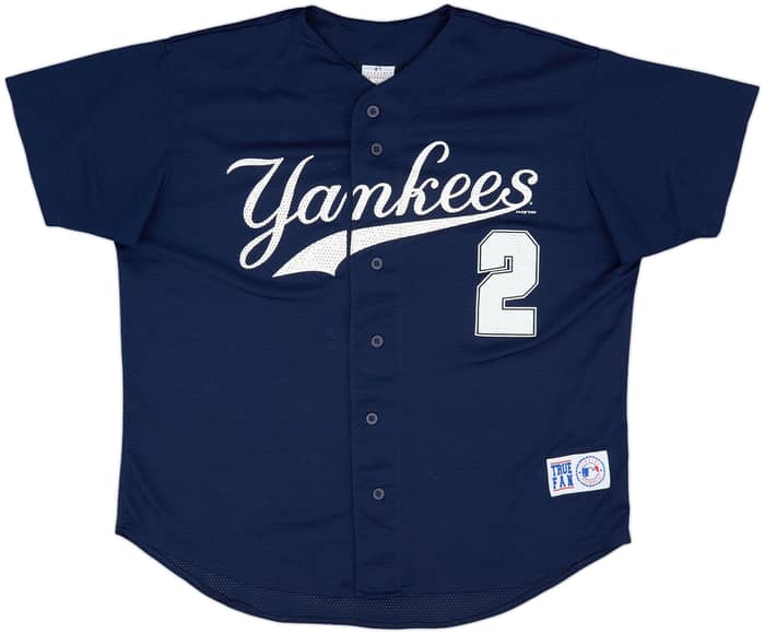 1998 New York Yankees Jeter #2 True Fan Jersey - 9/10 - (XL)