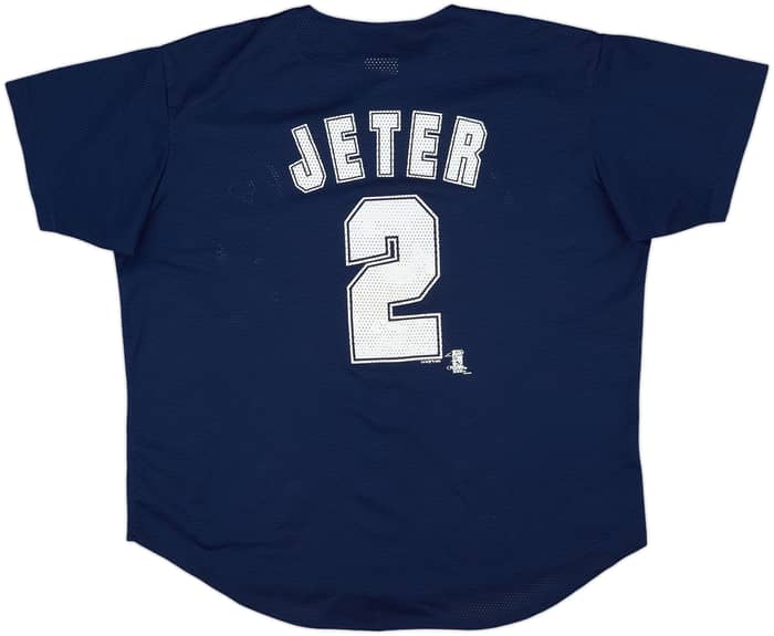1998 New York Yankees Jeter #2 True Fan Jersey - 9/10 - (XL)