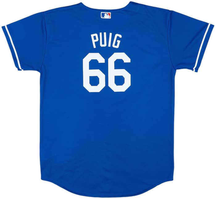 2015-18 LA Dodgers Puig #66 Majestic Cool Base Alternate Jersey - 7/10 - (XL.Boys)