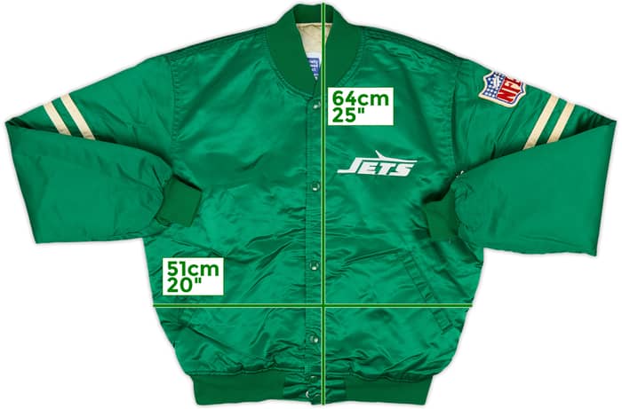1980s New York Jets Starter Satin Varsity Jacket - 9/10 - (M)