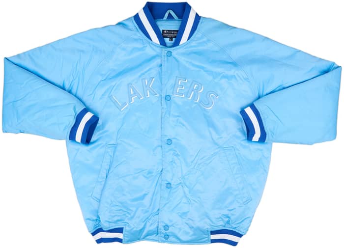 2000s LA Lakers Champion Satin Varsity Jacket - 8/10 - (L)