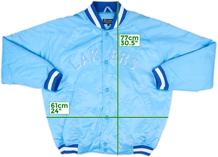 2000s LA Lakers Champion Satin Varsity Jacket - 8/10 - (L)