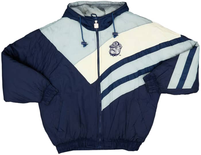 1990s Georgetown Hoyas Logo 7 Rain Coat - 8/10 - (L)