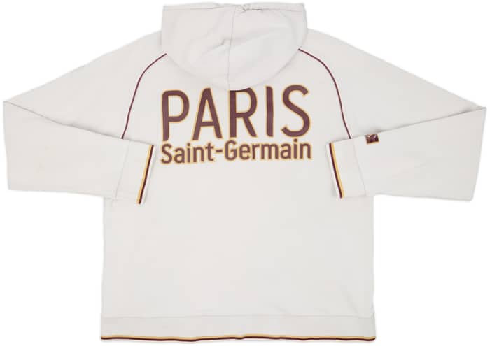 2006-07 Paris Saint-Germain Nike 1/4 Zip Hooded Sweat Top - 5/10 - (XL)