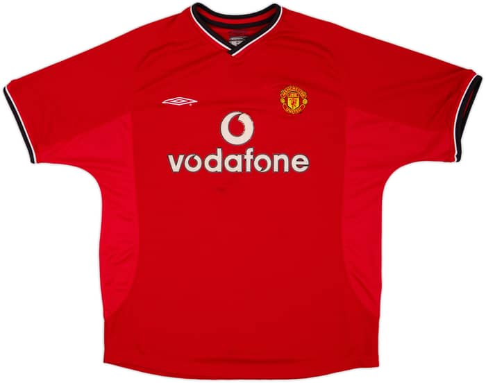 2000-02 Manchester United Home Shirt - 5/10 - (XL)
