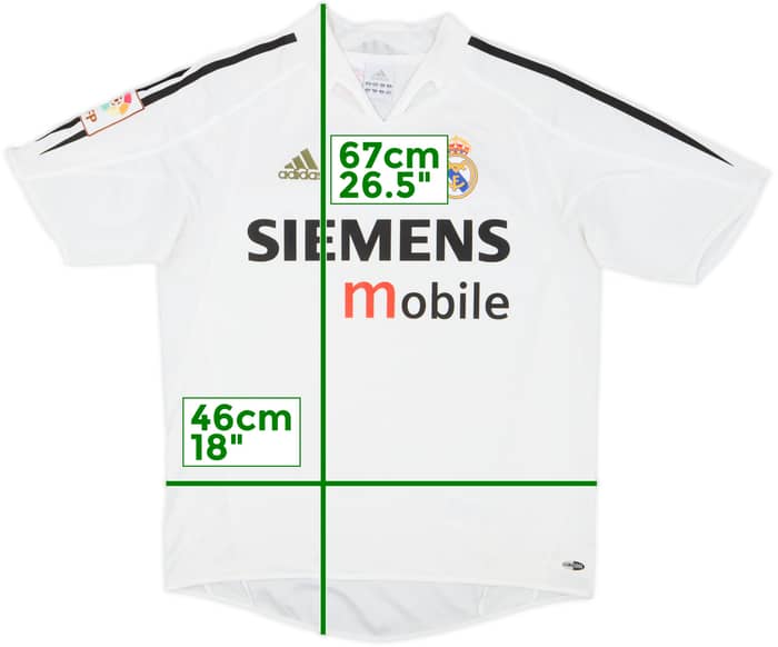 2004-05 Real Madrid Home Shirt - 5/10 - (L.Boys)