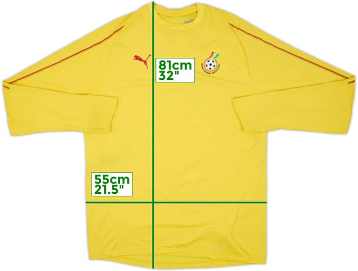 2018-19 Ghana Puma Training L/S Shirt - 7/10 - (XL)