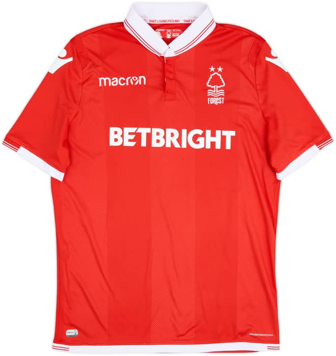 2018-19 Nottingham Forest Home Shirt Cash #14 - 7/10 - (XL)