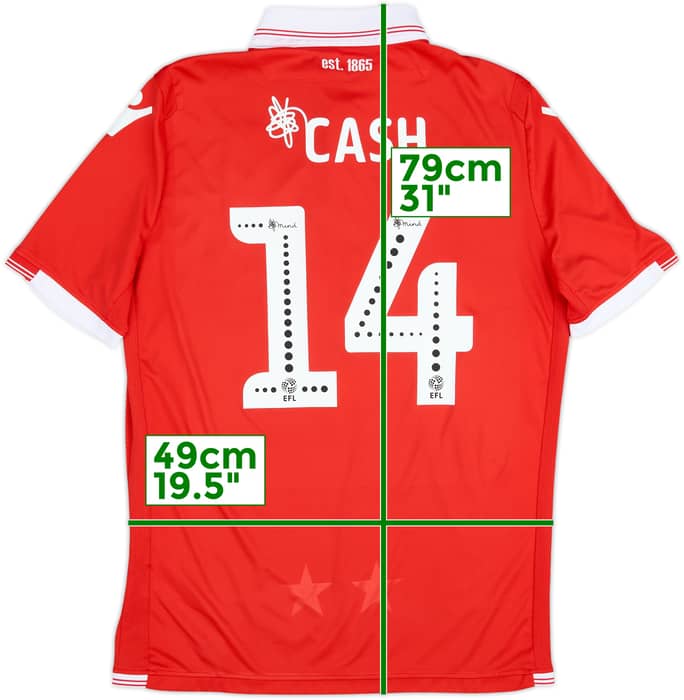 2018-19 Nottingham Forest Home Shirt Cash #14 - 7/10 - (XL)