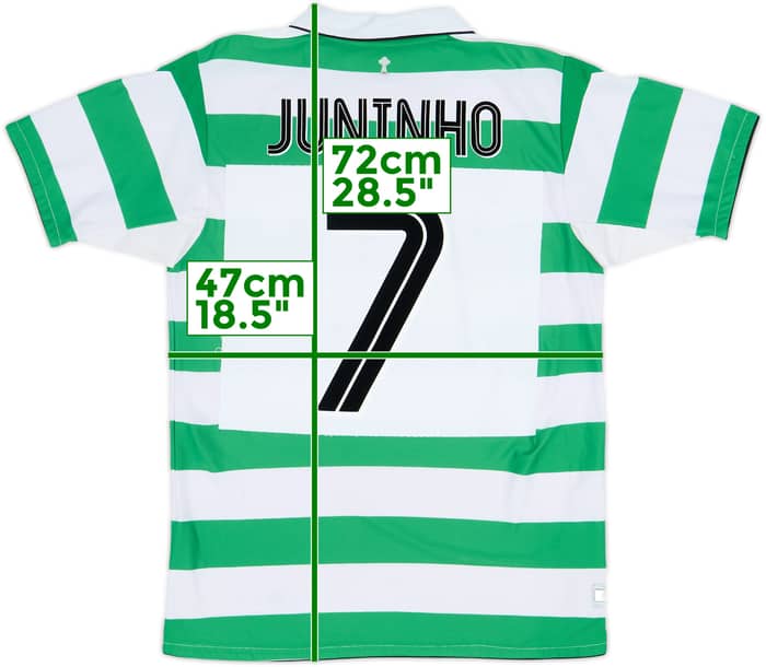 2004-05 Celtic Home Shirt Juninho #7 - 7/10 - (S)