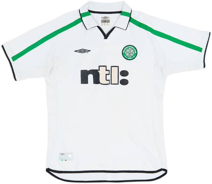 2001-02 Celtic Away Shirt Larsson #7 - 6/10 - (L)