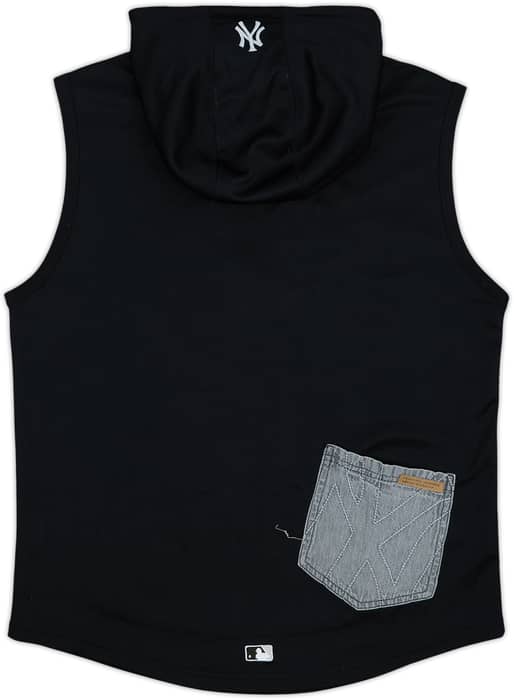 2000s New York Yankees Majestic Sleeveless Lightweight Hoodie - 8/10 - (XL.Boys)