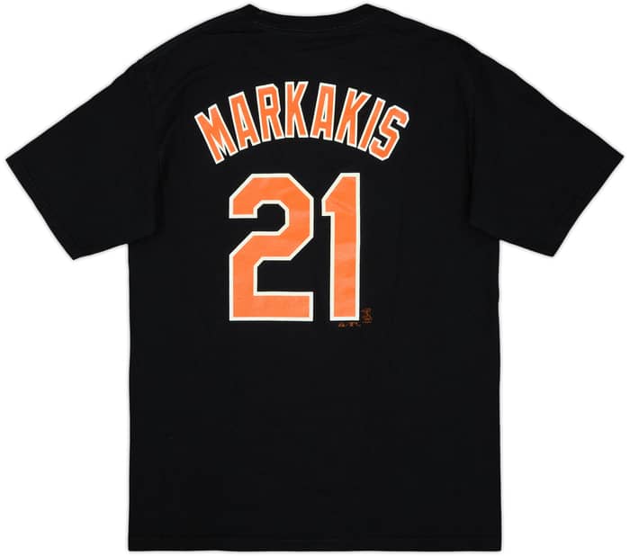 2010 Baltimore Orioles Markakis #21 Majestic Tee - 8/10 - (M)