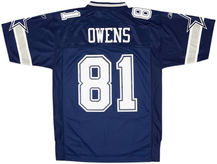 2006 Dallas Cowboys Owens #81 Reebok Premier Home Jersey - 7/10 - (M)