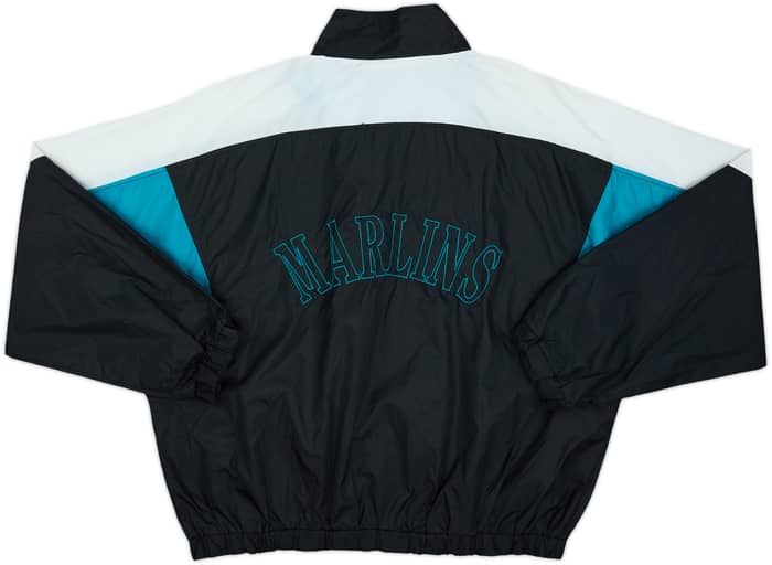 1993-99 Florida Marlins Template 1/2 Zip Rain Jacket - 7/10 - (XL)