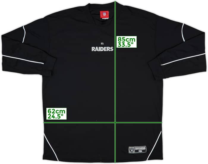 2005-06 Oakland Raiders NFL L/S Training Tee - 7/10 - (XXL)