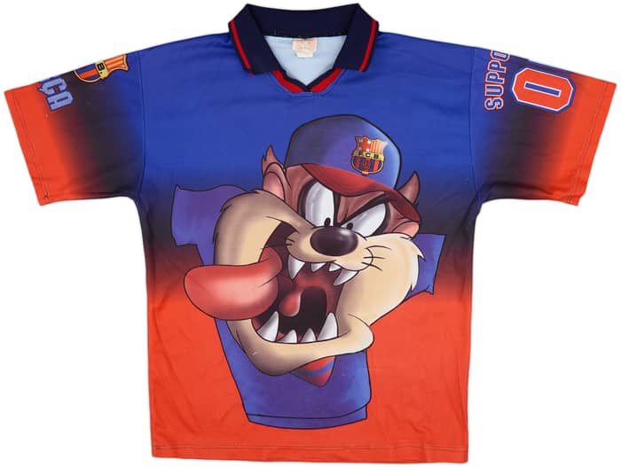1990s Barcelona x Looney Tunes Graphic Fan Shirt - 5/10 - (XL)