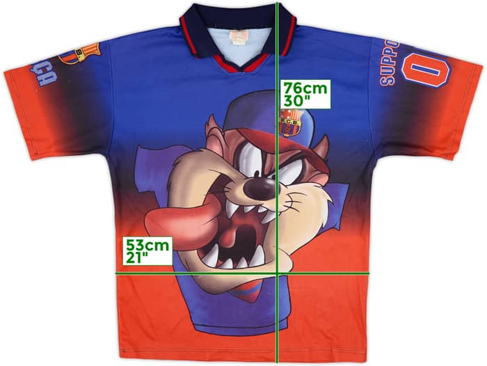1990s Barcelona x Looney Tunes Graphic Fan Shirt - 5/10 - (XL)