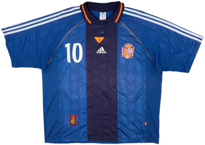 1999-00 Spain Away Shirt Raul #10 - 9/10 - (XL)
