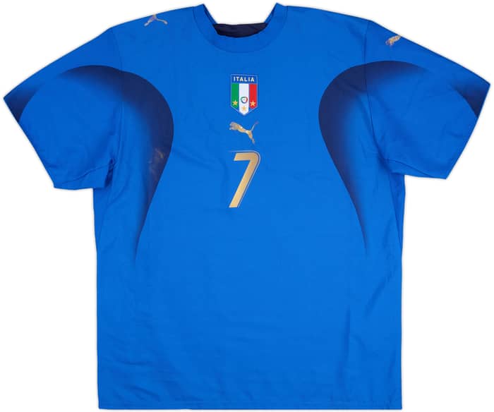 2006 Italy Home Shirt Del Piero #7 - 6/10 - (XL)