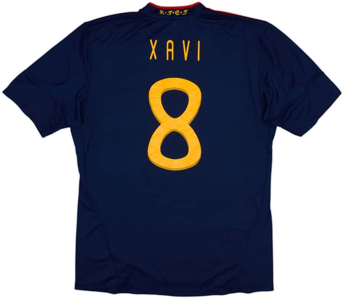 2010-11 Spain Away Shirt Xavi #8 - 7/10 - (L)