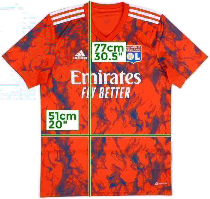 2022-23 Lyon Away Shirt - 9/10 - (M)