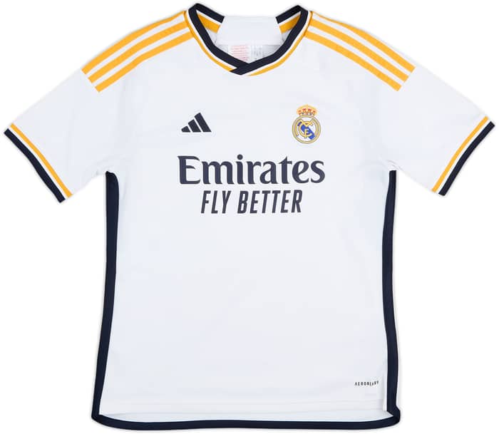 2023-24 Real Madrid Home Shirt Bellingham #5 - 7/10 - (L.Boys)