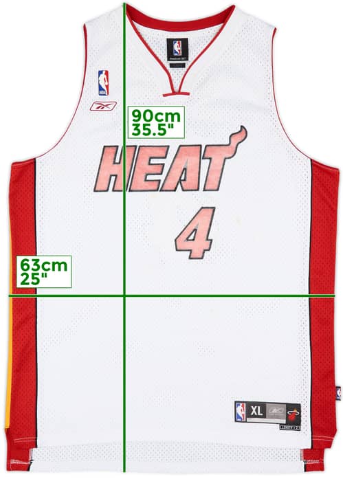 2004 Miami Heat Butler #4 Reebok Swingman Home Jersey - 5/10 - (XL)